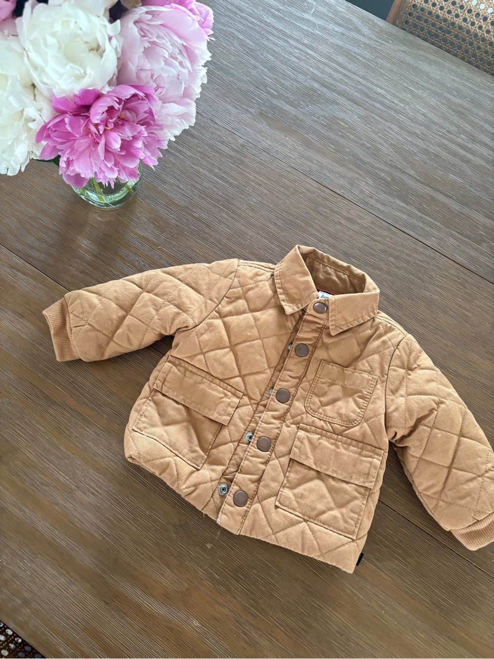 Baby B’gosh Quilted Tan infant Jacket